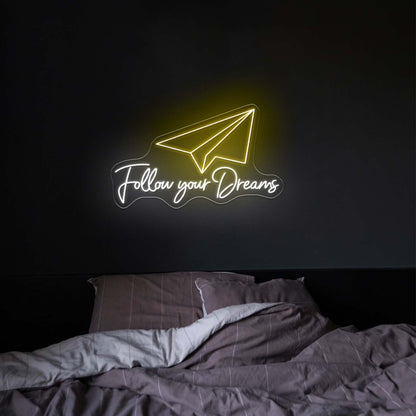 Fountain Pen Artwork Personalized Light Up Sign