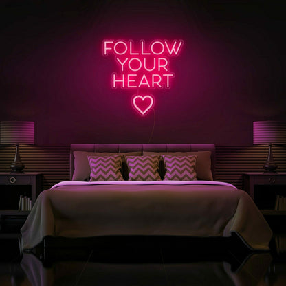 Follow Your Heart Neon Sign | Shineneon