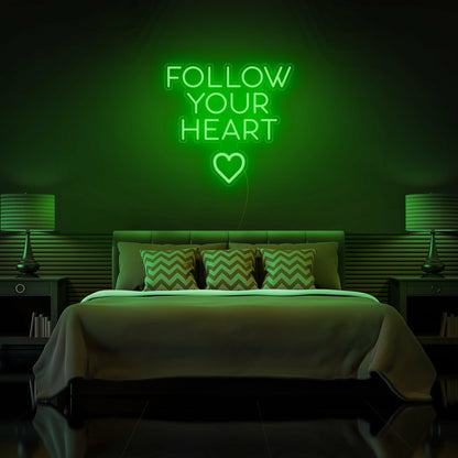 Follow Your Heart Neon Sign | Shineneon