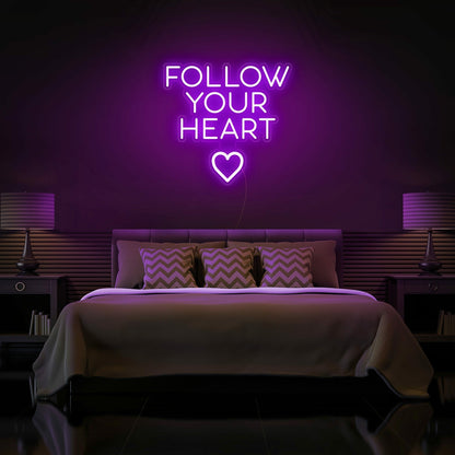 Follow Your Heart Neon Sign | Shineneon