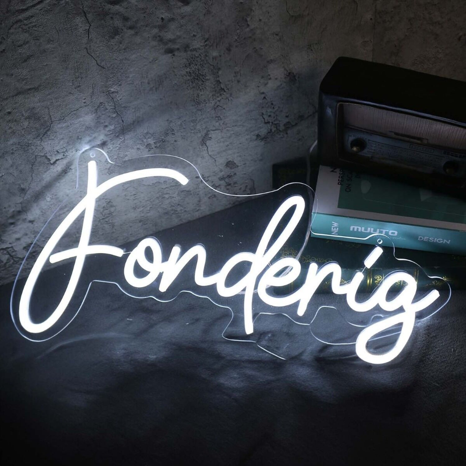 Fonderia White Led Neon Sign - Shineneon