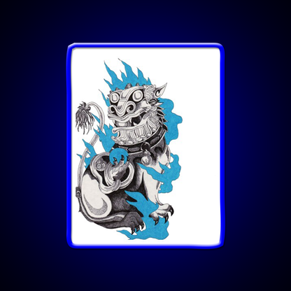 Foo Dog Asian Cultural Led Neon Sign Rgb Color - LED neon sign view 5