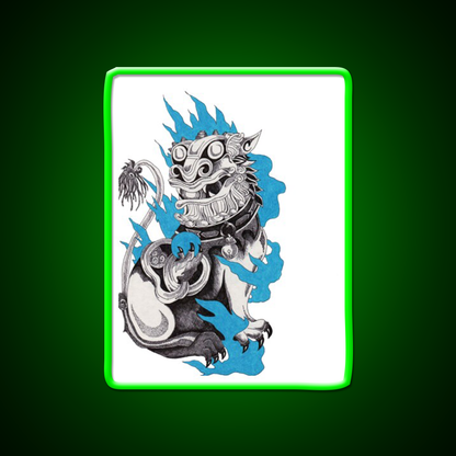 Foo Dog Asian Cultural Led Neon Sign Rgb Color - LED neon sign view 8