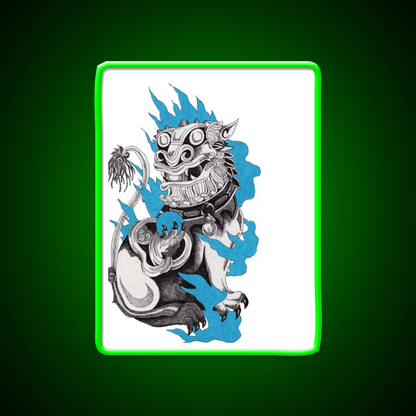 Foo Dog Asian Cultural Led Neon Sign Rgb Color - Shineneon