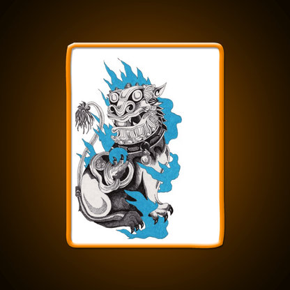 Foo Dog Asian Cultural Led Neon Sign Rgb Color - Shineneon