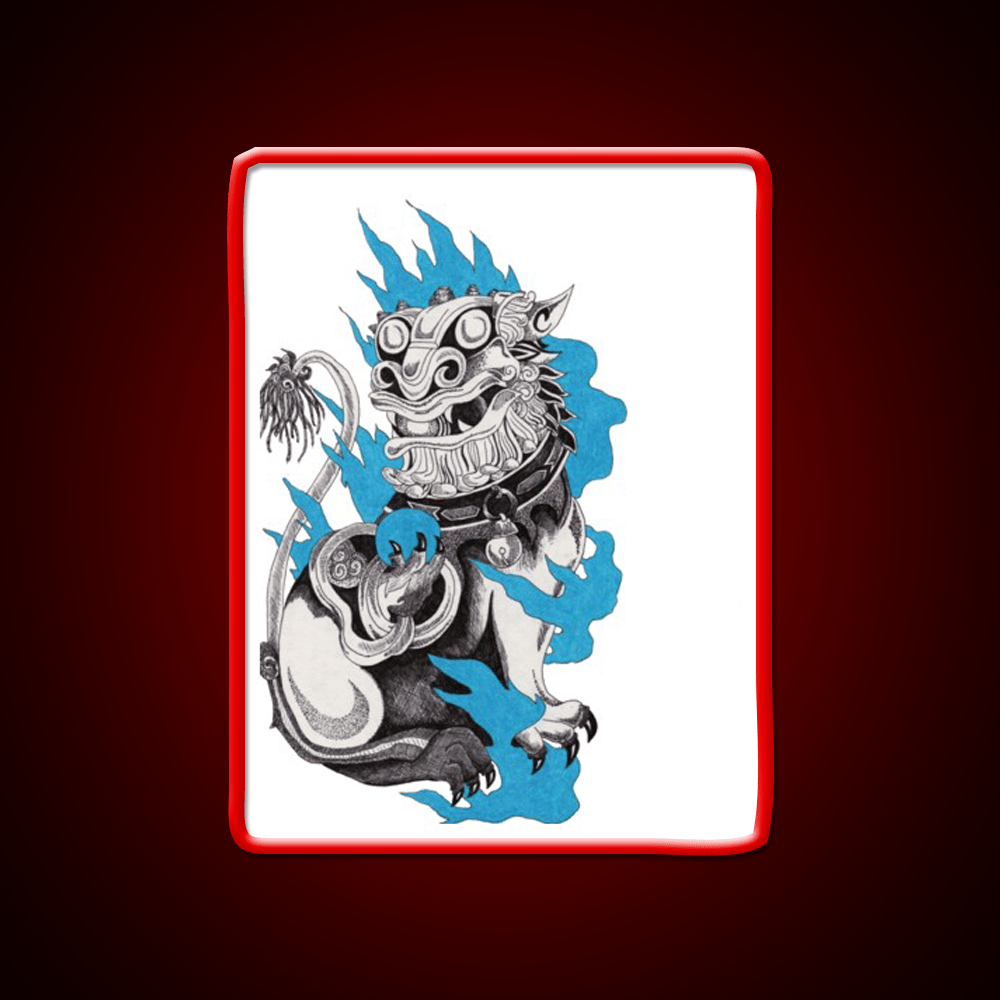 Foo Dog Asian Cultural Led Neon Sign Rgb Color - Shineneon