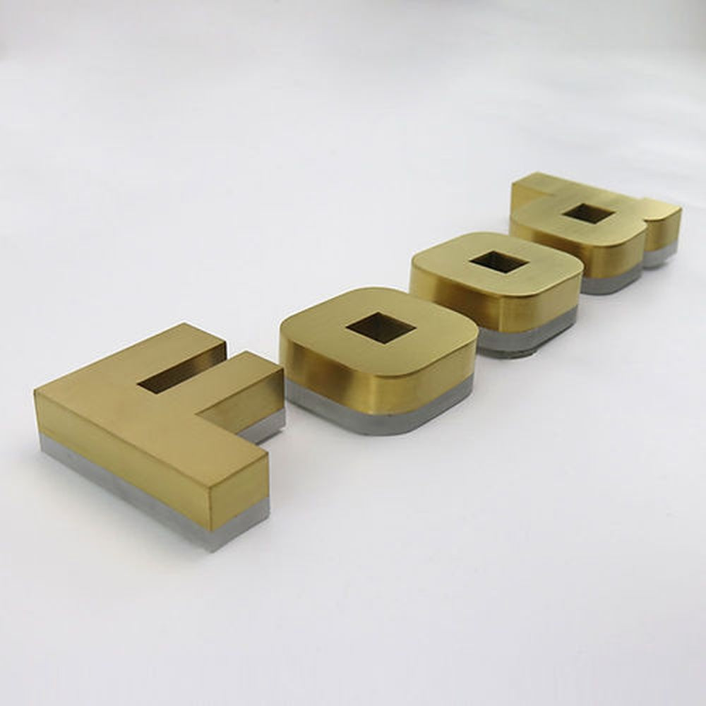 Food 3D Backlit Channel Letters Led Light Sign