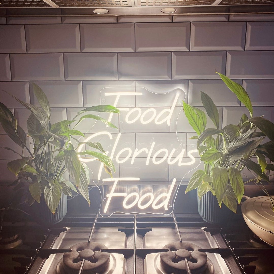 Food Glorious Food Led Sign Business Neon Sign