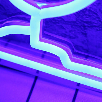 Food Kid La Blue Led Neon Sign - Shineneon