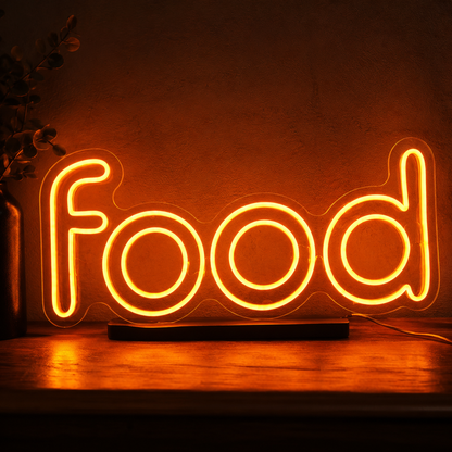 Food LED Neon Sign - 01 Original Product Image