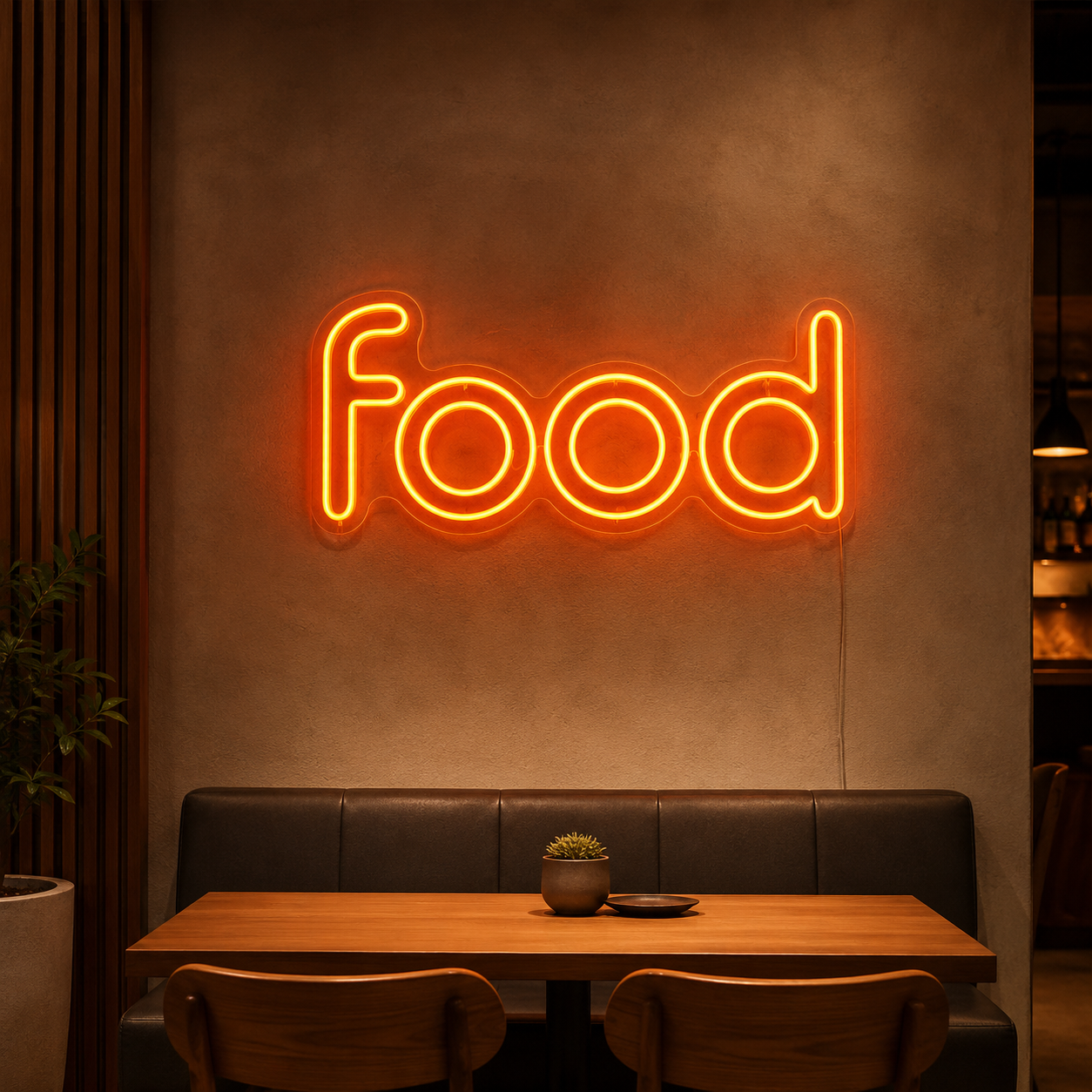 Food LED Neon Sign - 04 Size Image