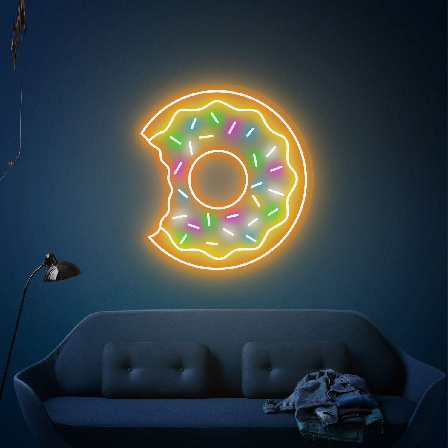 Food Neon Sign Sweet Donuts Sign Coffee Bar Sign Pink Led Light Dessert | Shineneon