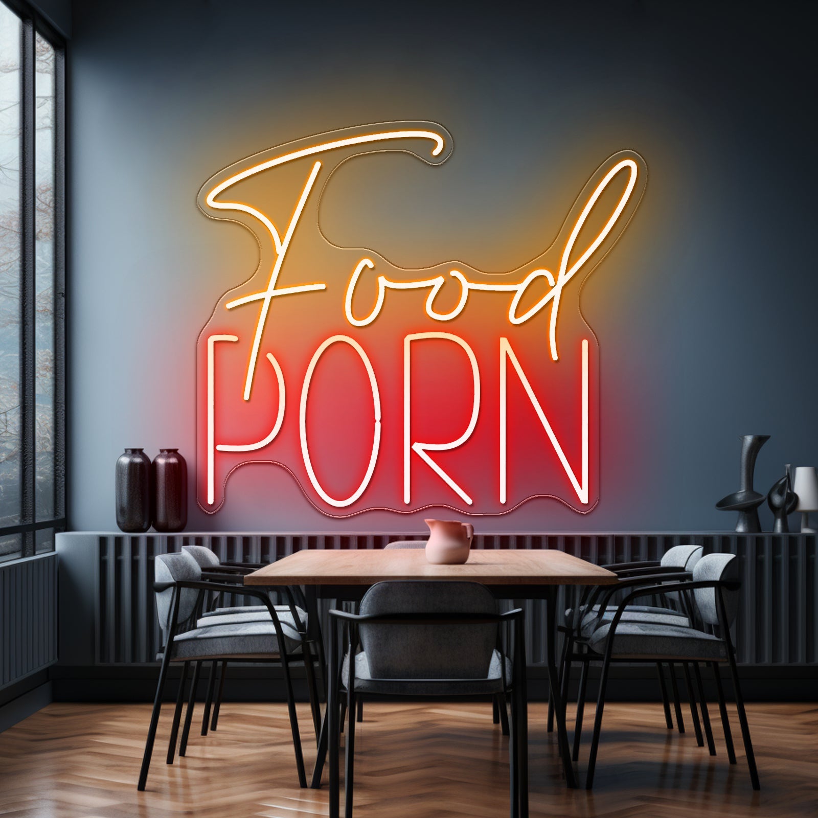 Food Porn Led Neon Sign Restaurant Led Neon Signs - Shineneon