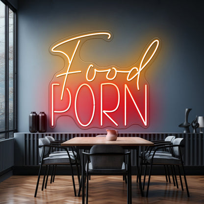Food Porn Led Neon Sign Restaurant Led Neon Signs - Shineneon