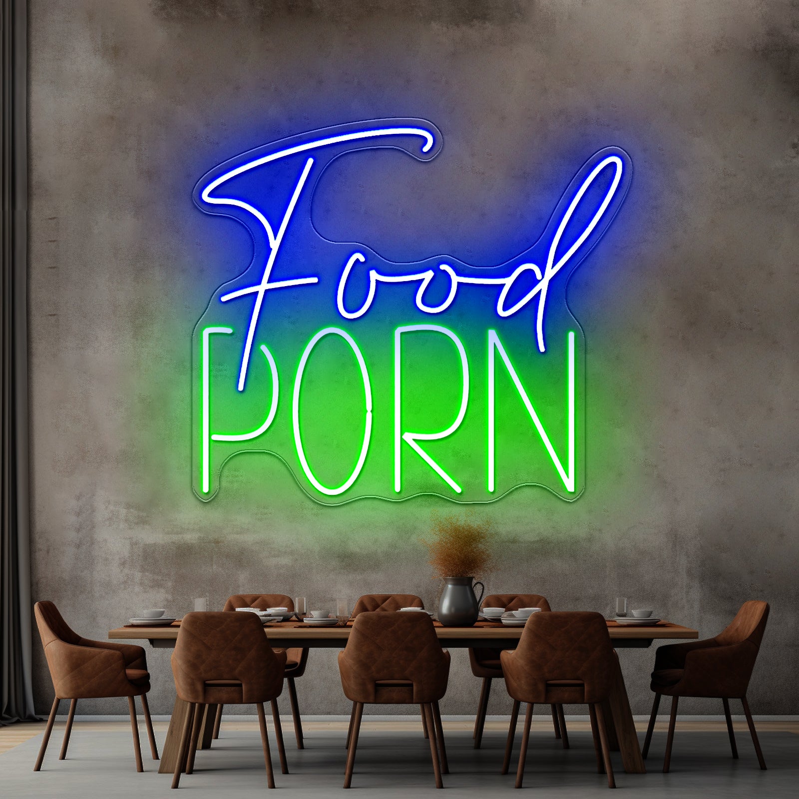Food Porn Led Neon Sign Restaurant Led Neon Signs