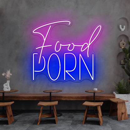 Food Porn Led Neon Sign Restaurant Led Neon Signs