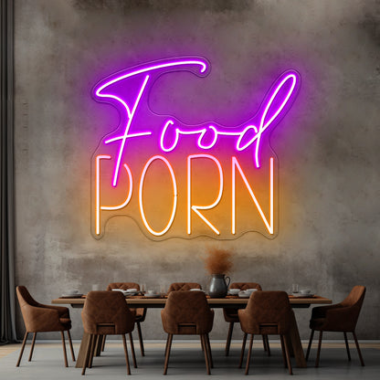 Food Porn Led Neon Sign Restaurant Led Neon Signs