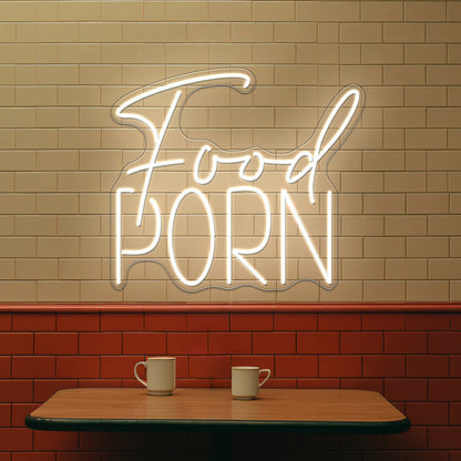 Food Porn Led Neon Sign Restaurant Led Neon Signs