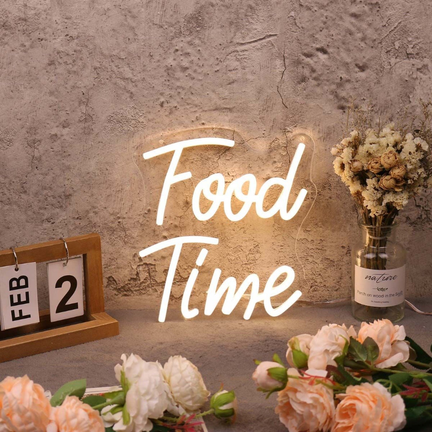 Food Time Yellow Custom Led Neon Sign - Shineneon