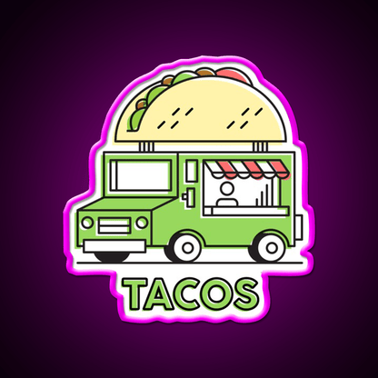 Food Trucks Taco Led Neon Sign Mexican Food Sign Rgb Color - Shineneon