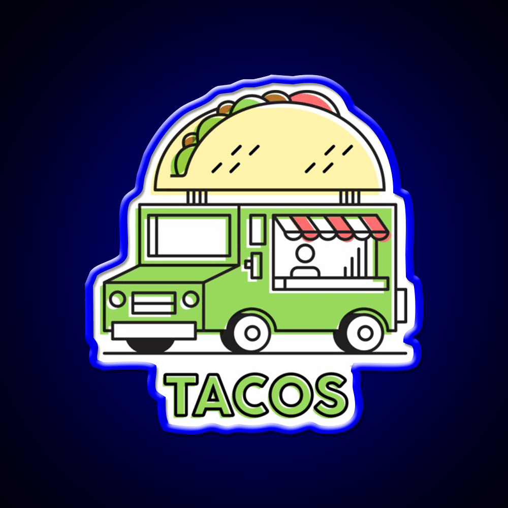 Food Trucks Taco Led Neon Sign Mexican Food Sign Rgb Color - Shineneon