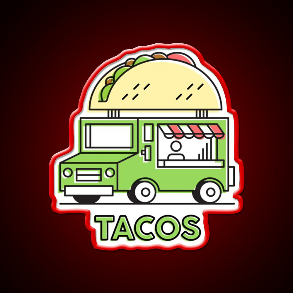 Food Trucks Taco Led Neon Sign Mexican Food Sign Rgb Color - Shineneon