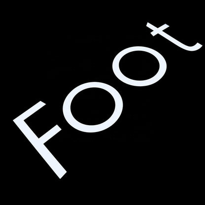 Foot 3D Frontlit Letters Metal Led Sign