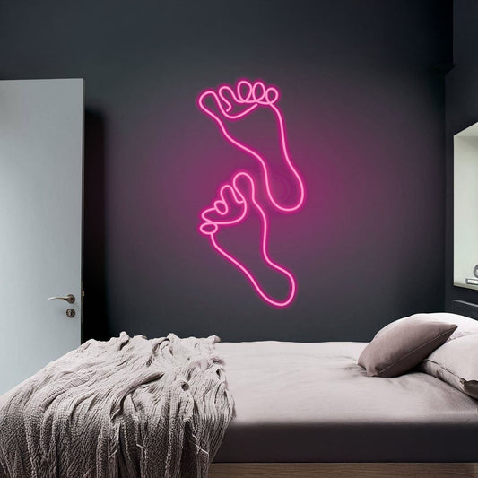 Foot Neon Sign