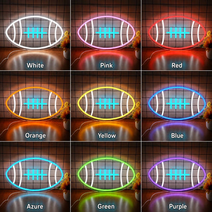 Football Ball LED Neon Sign - Shineneon