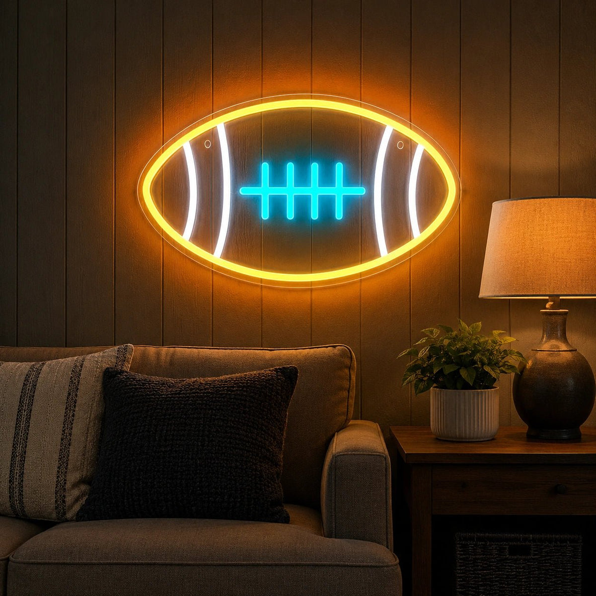 Football Ball LED Neon Sign - Shineneon