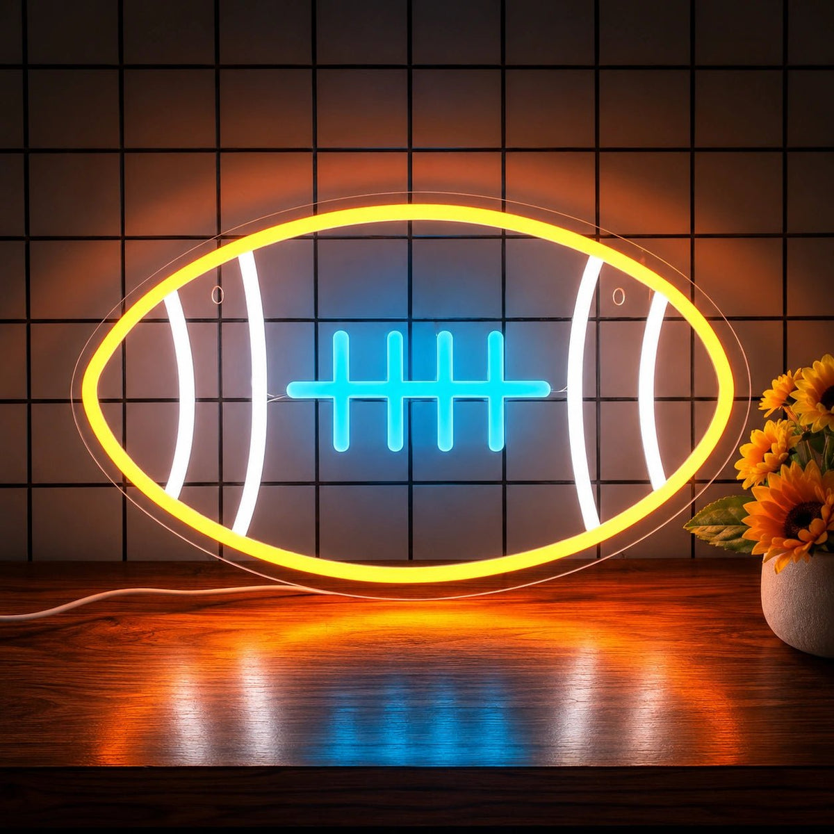 Football Ball LED Neon Sign - Shineneon