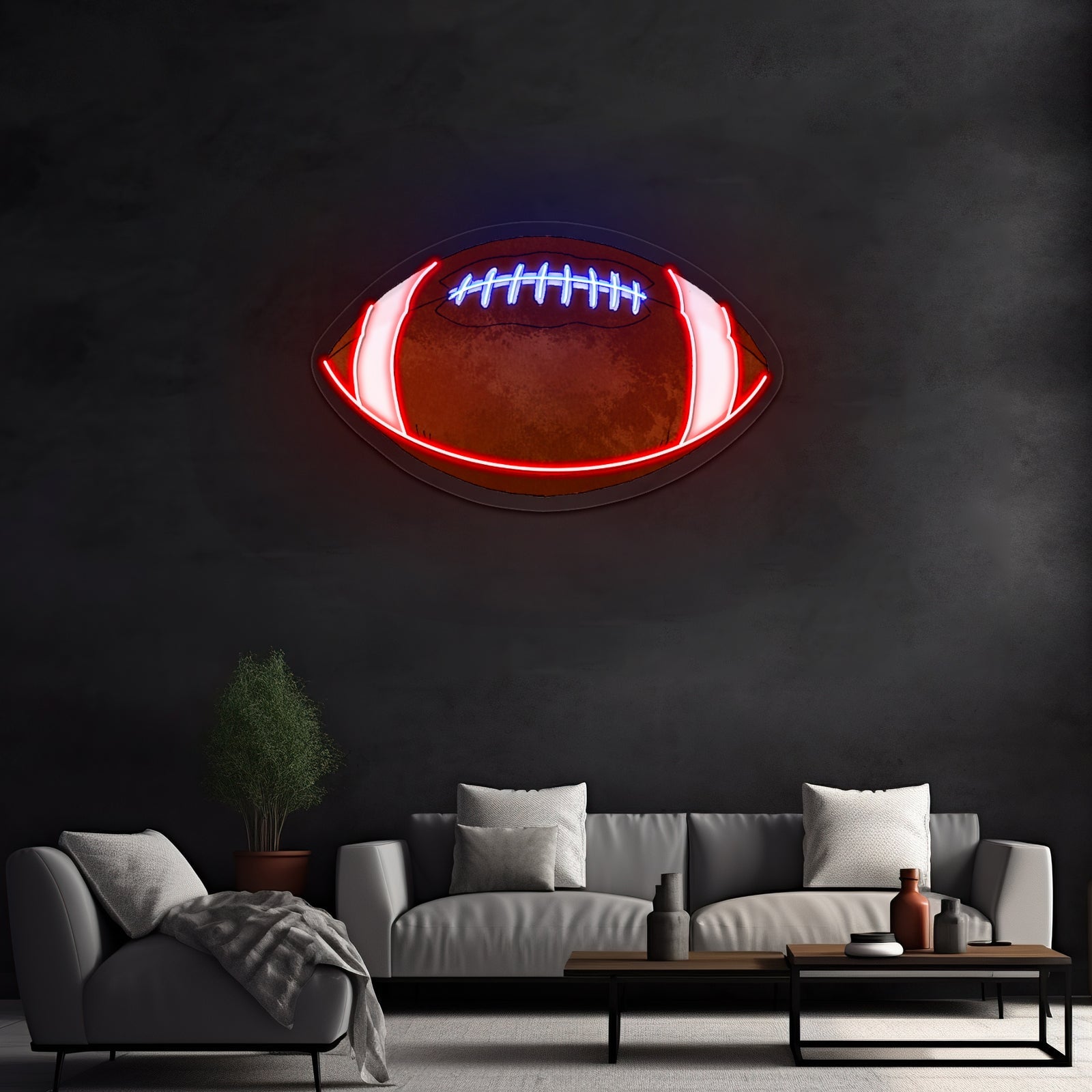 Football Fall Neon Signs For Sports Kids Room Decor - Shineneon