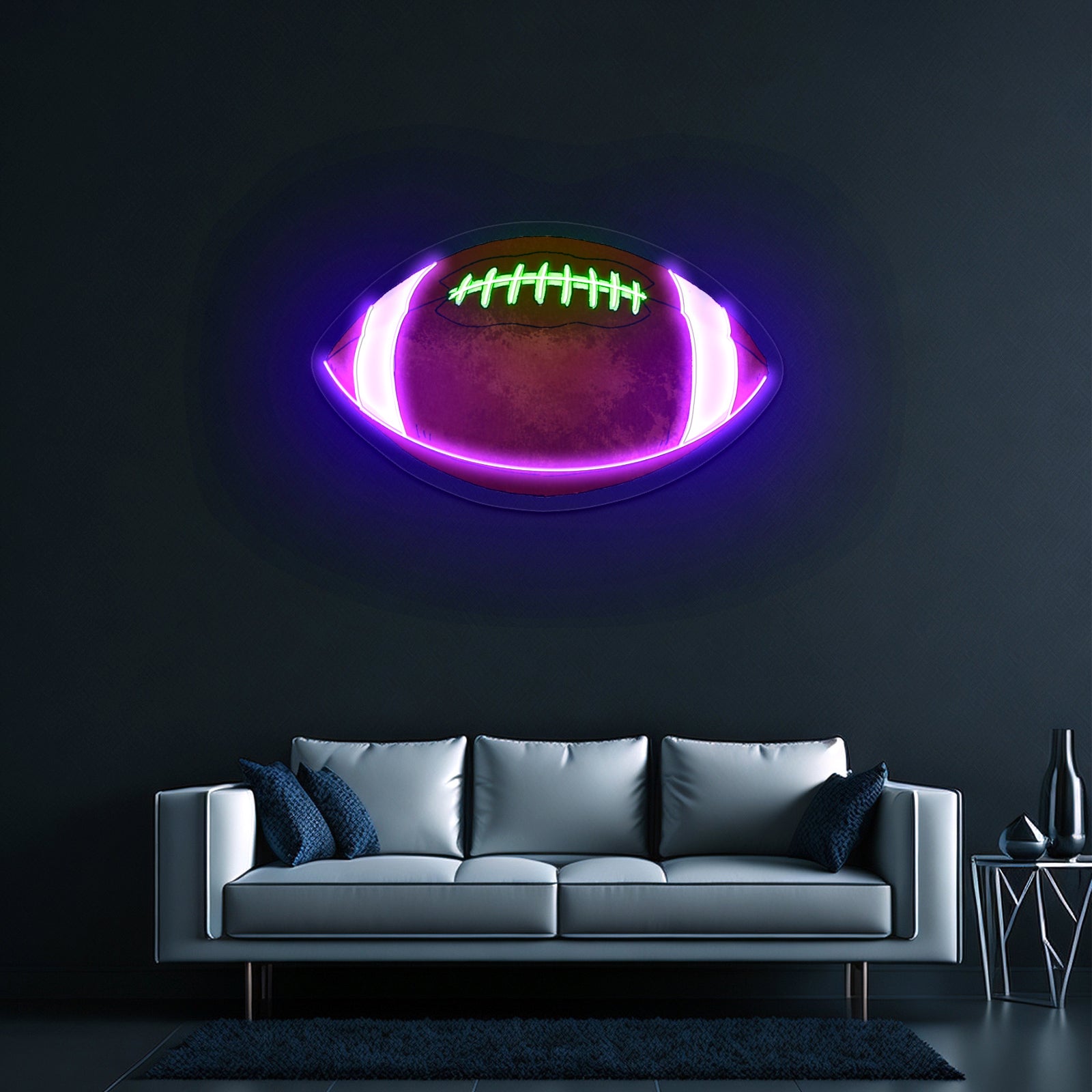 Football Fall Neon Signs For Sports Kids Room Decor