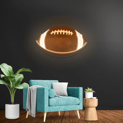 Football Fall Neon Signs For Sports Kids Room Decor
