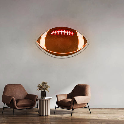 Football Fall Neon Signs For Sports Kids Room Decor