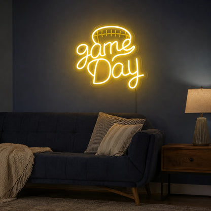 Football Game Day LED Neon Sign size image