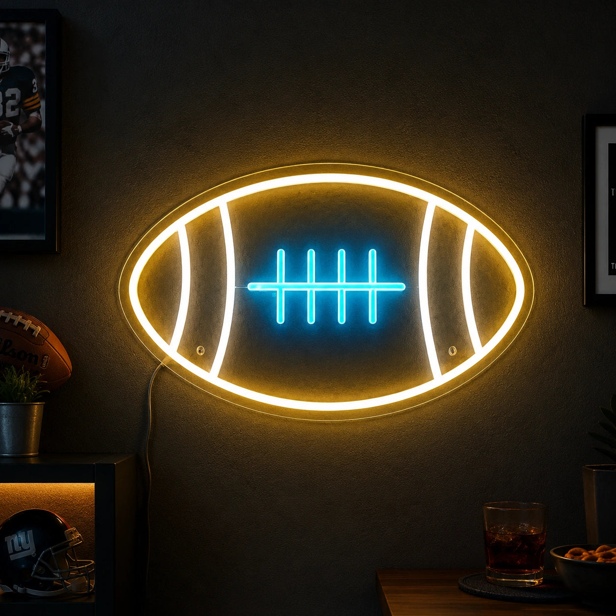 Football Game Room Neon Sign LED Neon Sign high-converting product image