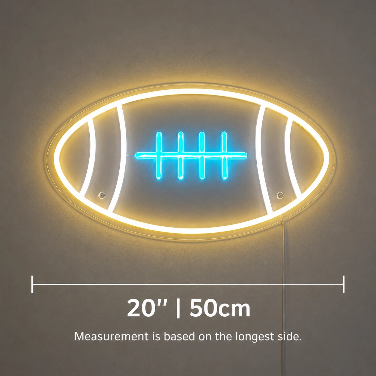Football Game Room Neon Sign LED Neon Sign size image