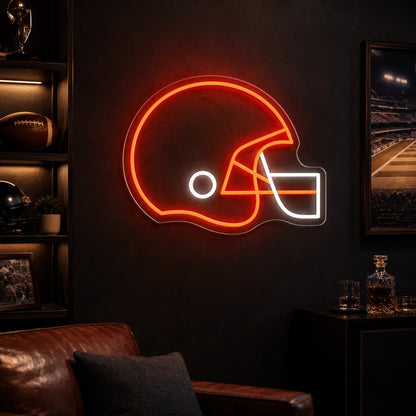 Football Helmet LED Neon Sign Man Cave Neon Sign - Shineneon