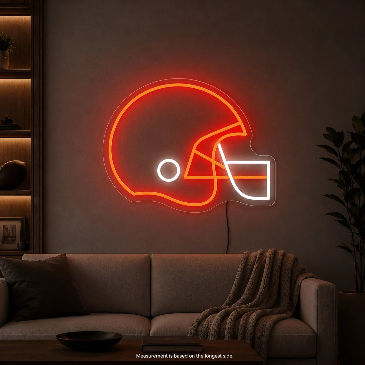 Football Helmet LED Neon Sign Man Cave Neon Sign - Shineneon