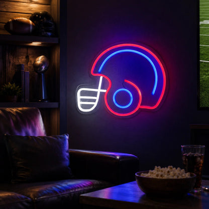 Football Helmet Man Cave LED Neon Sign - Shineneon