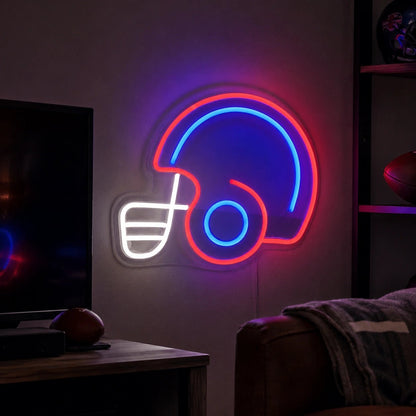 Football Helmet Man Cave LED Neon Sign - Shineneon