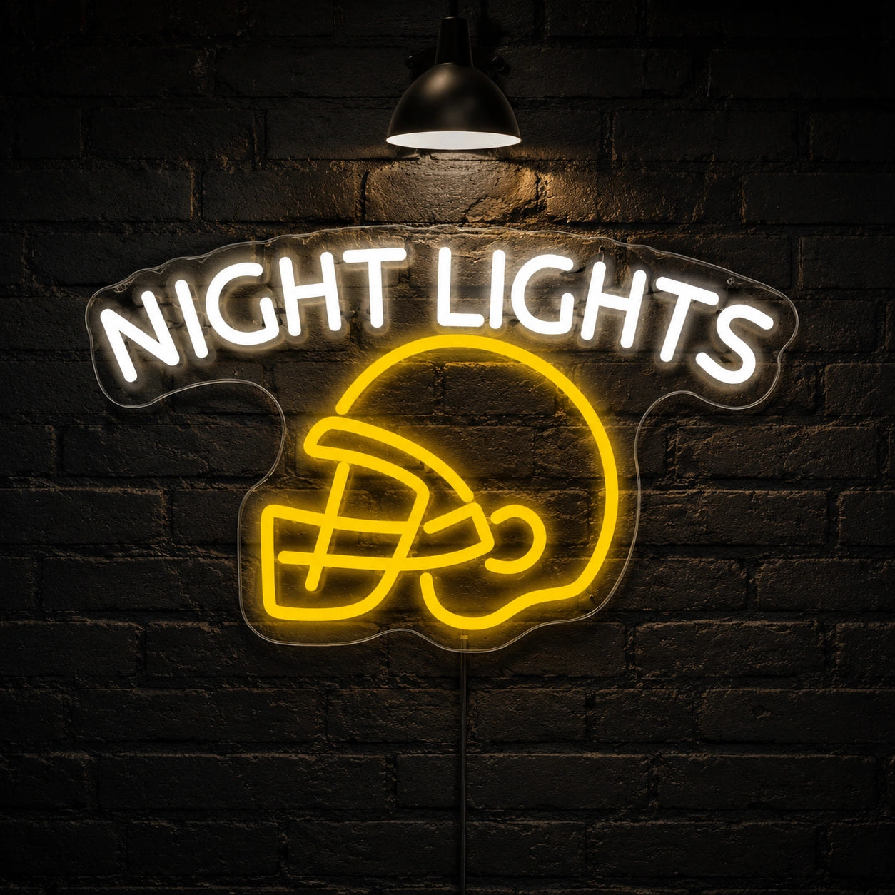 Football Helmet Night Lights LED Neon Sign high-converting product image