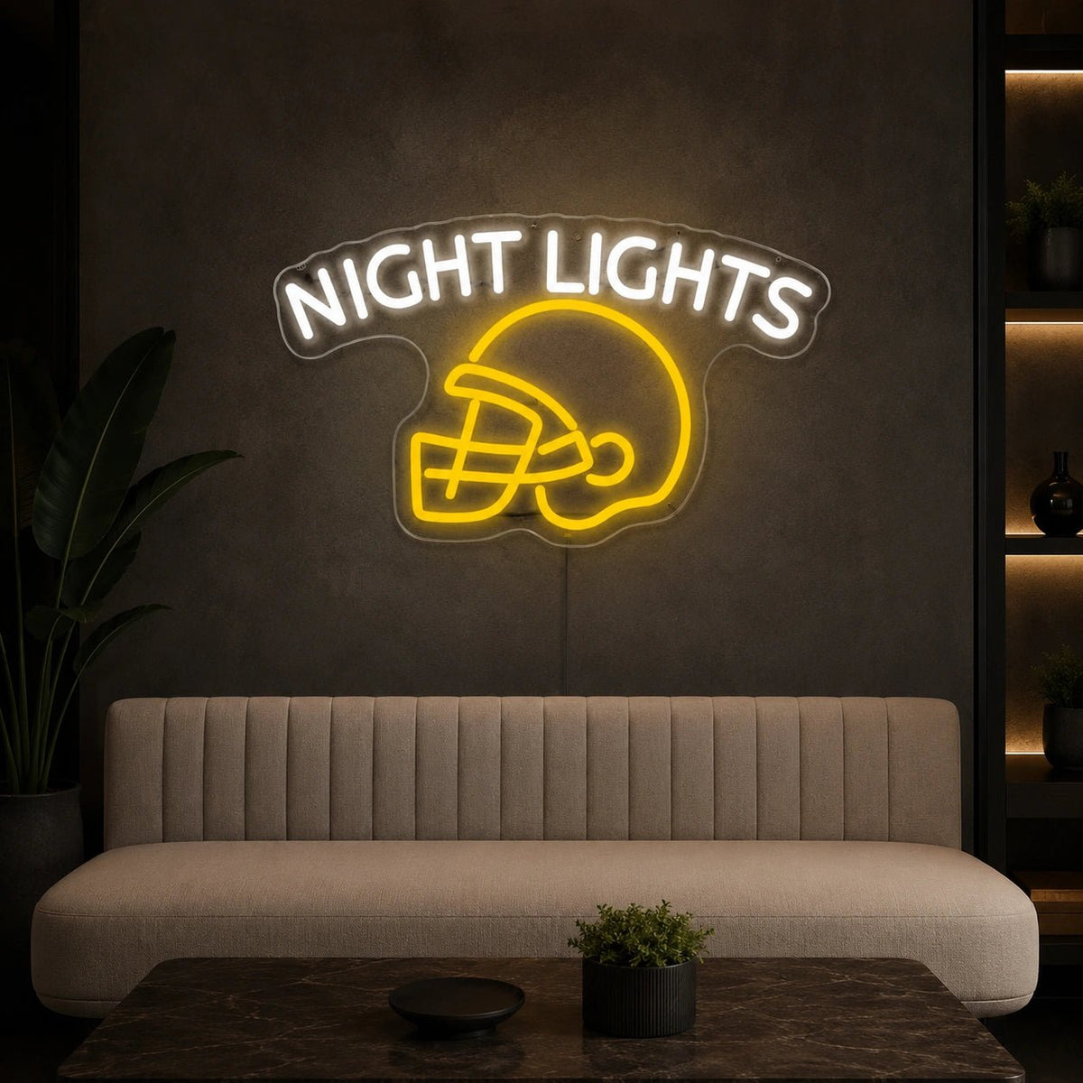 Football Helmet Night Lights LED Neon Sign - Shineneon