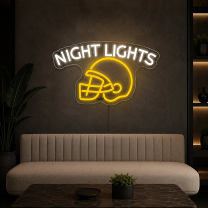 Football Helmet Night Lights LED Neon Sign - Shineneon