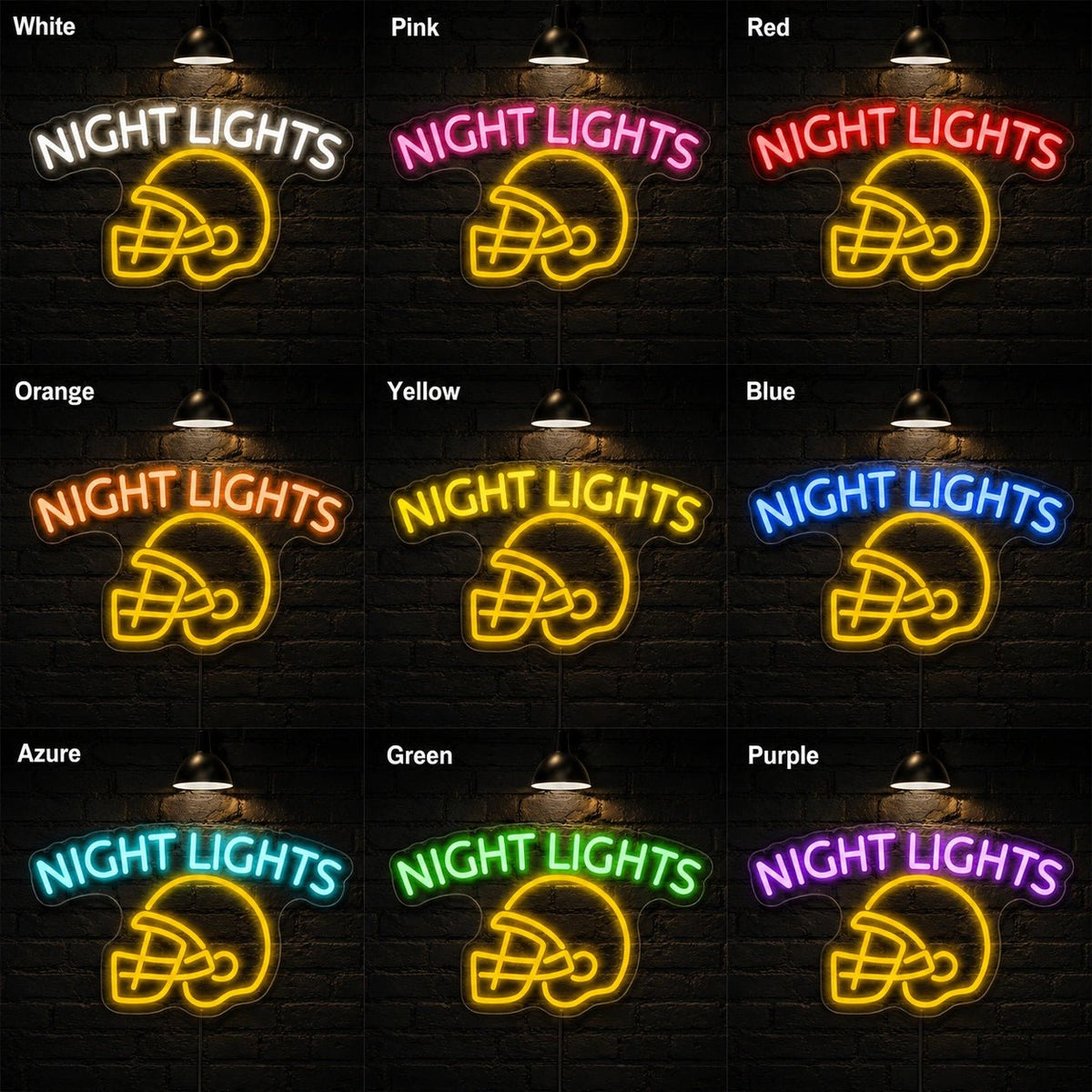 Football Helmet Night Lights LED Neon Sign - Shineneon