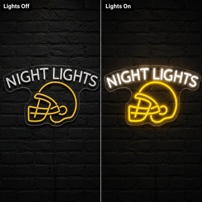 Football Helmet Night Lights LED Neon Sign - Shineneon