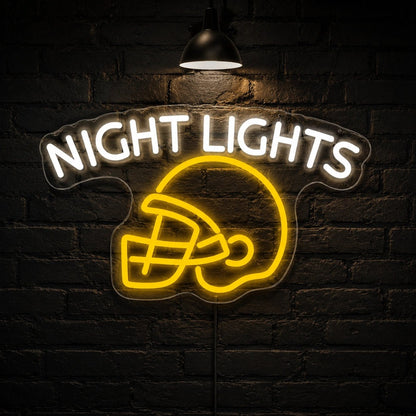Football Helmet Night Lights LED Neon Sign - Shineneon
