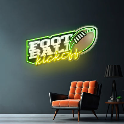 Football Kickoff Custom Led Signs Artwork For Sale