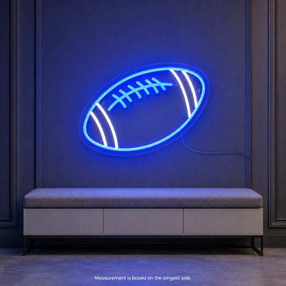 Football Laces Silhouette LED Neon Sign - Shineneon